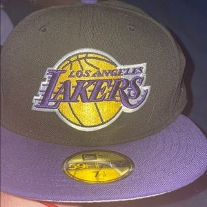 Los Angeles lakers straight Bill hat